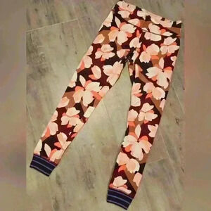 Aerie Chill Floral Legging Striped Cuff